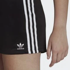 Γυναικεία Adidas Originals Women's 3-Stripes Shorts BLACK/WHITE -Γυναικεία Ρούχα Εκπτώσεις adidas originals 3 str short 4