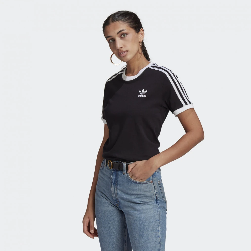 Γυναικεία Adidas Originals 3-Stripes Γυναικείο T-Shirt BLACK 1 Γυναικεία Adidas Originals 3-Stripes Γυναικείο T-Shirt BLACK