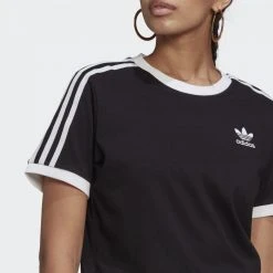 Γυναικεία Adidas Originals 3-Stripes Γυναικείο T-Shirt BLACK 9 Γυναικεία Adidas Originals 3-Stripes Γυναικείο T-Shirt BLACK -Γυναικεία Ρούχα Εκπτώσεις adidas originals 3 stripes tee 19