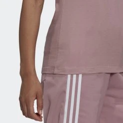 Γυναικεία Adidas Originals 3-Stripes Γυναικείο T-Shirt MAGMAU -Γυναικεία Ρούχα Εκπτώσεις adidas originals 3 stripes tee 4