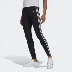 Γυναικεία Adidas Originals 3 Stripes Γυναικείο Κολάν Black