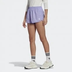 Γυναικεία Adidas Originals Adicolor Classics 3-Stripes Γυναικείο Σορτς LPURPL