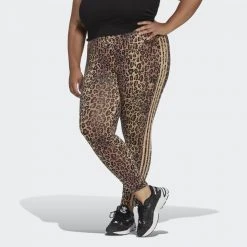 Γυναικεία Adidas Originals 7/8 Leggings Plus Size Γυναικείο Κολάν BLACK/MULTCO