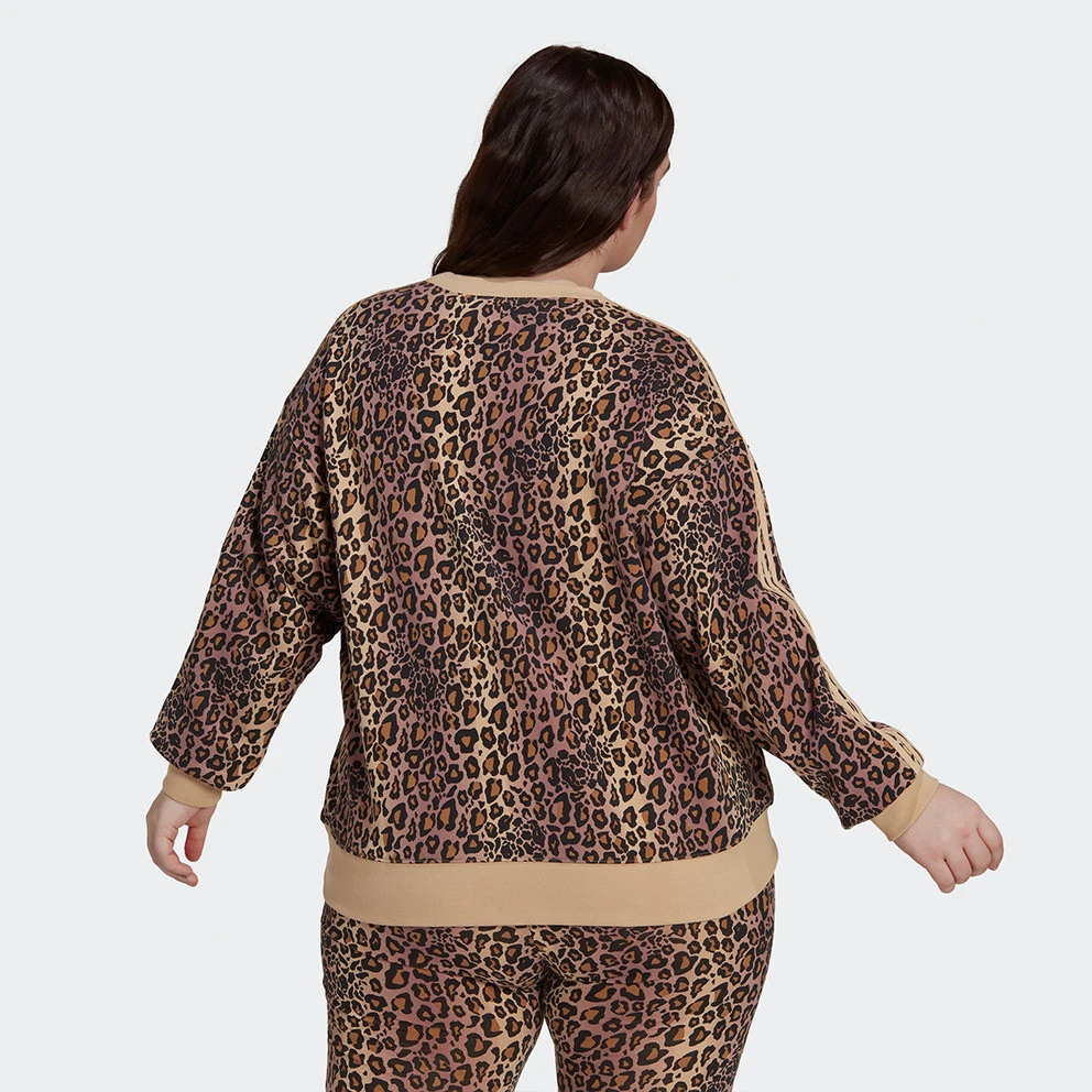 Adidas Originals Crew Plus Size Γυναικεία Μπλούζα Φούτερ MAGBEI/MULTCO 2 Adidas Originals Crew Plus Size Γυναικεία Μπλούζα Φούτερ MAGBEI/MULTCO - Image 2