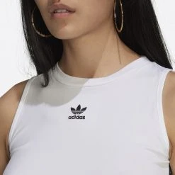 Adidas Originals Γυναικεία Crop Αμάνικη Μπλούζα White 8 Adidas Originals Γυναικεία Crop Αμάνικη Μπλούζα White -Γυναικεία Ρούχα Εκπτώσεις adidas originals crop tank 3