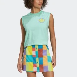 Γυναικεία Adidas Originals Summer Surf Αμάνικο Crop Top PULMIN -Γυναικεία Ρούχα Εκπτώσεις adidas originals crop top 14