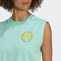 Γυναικεία Adidas Originals Summer Surf Αμάνικο Crop Top PULMIN -Γυναικεία Ρούχα Εκπτώσεις adidas originals crop top 15