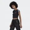 Γυναικεία Adidas Originals Γυναικείο Crop Top BLACK -Γυναικεία Ρούχα Εκπτώσεις adidas originals cropped tee