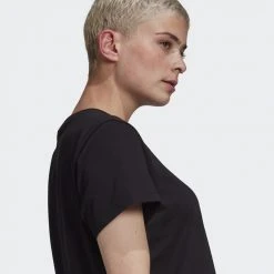 Γυναικεία Adidas Originals Adicolor Loose Γυναικείο T-Shirt BLACK -Γυναικεία Ρούχα Εκπτώσεις adidas originals loose tee 3