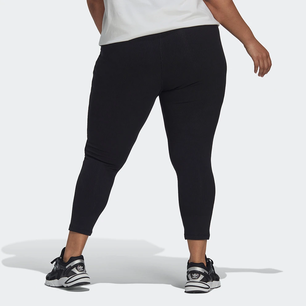 Γυναικεία Adidas Originals Rib Γυναικείο Plus Size Κολάν BLACK 2 Γυναικεία Adidas Originals Rib Γυναικείο Plus Size Κολάν BLACK - Image 2