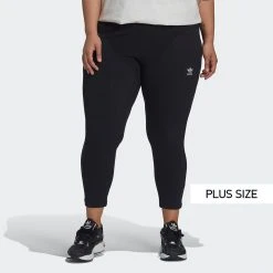Γυναικεία Adidas Originals Rib Γυναικείο Plus Size Κολάν BLACK
