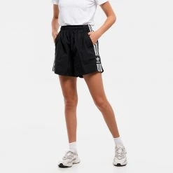 Γυναικεία Adidas Originals Adicolor Γυναικείο Σορτς BLACK/WHITE -Γυναικεία Ρούχα Εκπτώσεις adidas originals short 2
