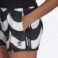 Γυναικεία Adidas Originals Marimekko Γυναικείο Σορτς BLACK/WHITE -Γυναικεία Ρούχα Εκπτώσεις adidas originals short 8