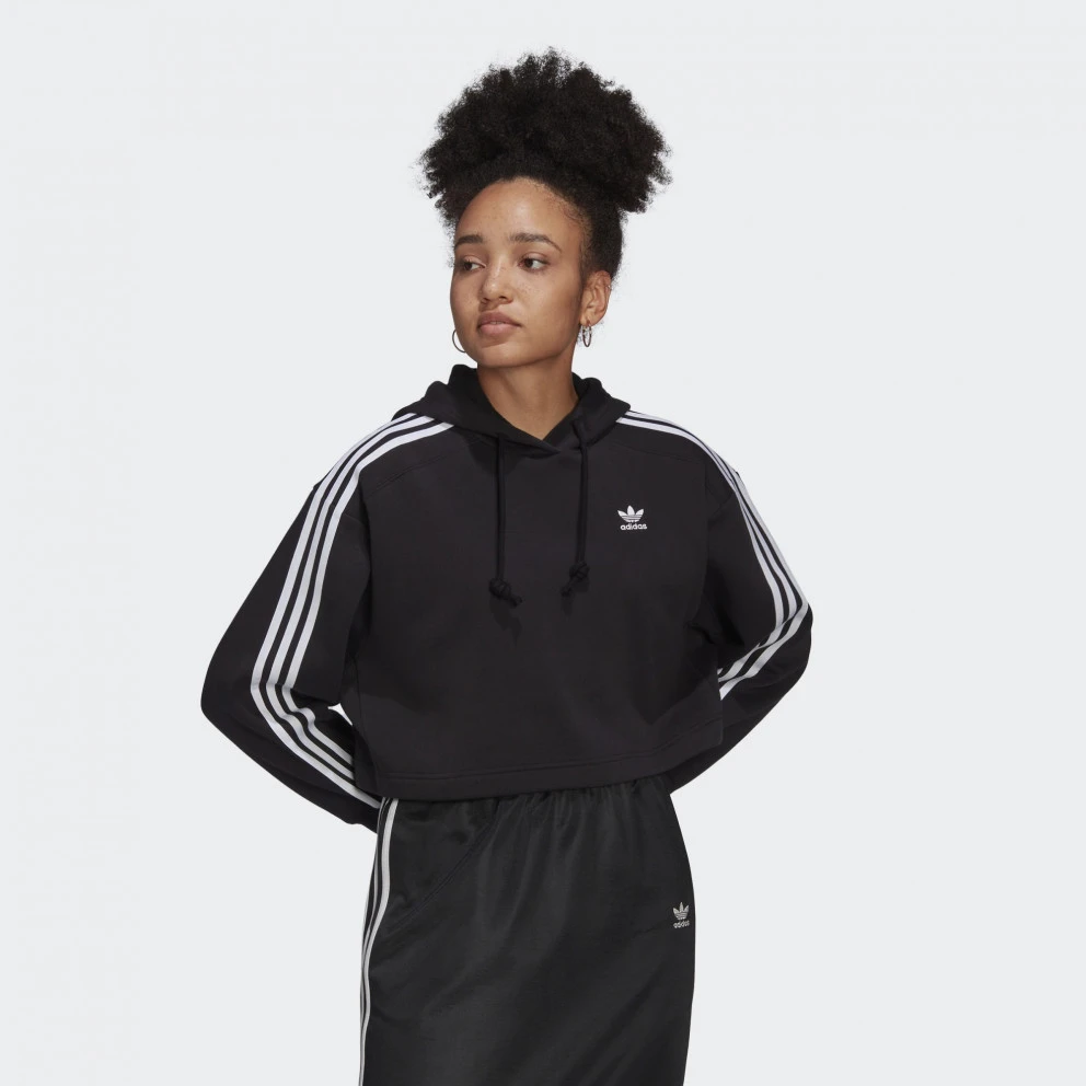 Adidas Originals Adicolor Γυναικεία Μπλούζα με Κουκούλα Black 1 Adidas Originals Adicolor Γυναικεία Μπλούζα με Κουκούλα Black