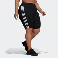 Γυναικεία Adidas Originals Αdicolor Classics Primeblue Plus-Size Γυναικείο Biker Shorts BLACK -Γυναικεία Ρούχα Εκπτώσεις adidas originals short tight 2