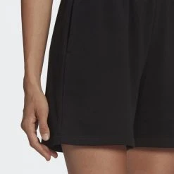 Γυναικεία Adidas Originals Adicolor Essentials French Terry Γυναικείο Σορτς BLACK -Γυναικεία Ρούχα Εκπτώσεις adidas originals shorts 3