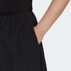 Γυναικεία Adidas Originals Adicolor Plisse Γυναικείο Σορτς Black -Γυναικεία Ρούχα Εκπτώσεις adidas originals shorts 9