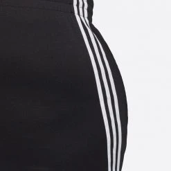 Γυναικεία Adidas Originals Γυναικείο Plus Size Παντελόνι Φόρμας BLACK/WHITE -Γυναικεία Ρούχα Εκπτώσεις adidas originals sst pants pb 21