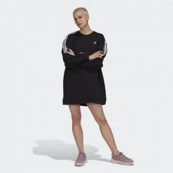 Γυναικεία Adidas Originals Sweater Dress BLACK