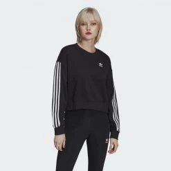Γυναικεία Adidas Originals Adicolor Γυναικείο Μπλούζα Φούτερ BLACK