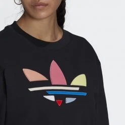 Γυναικεία Adidas Originals Γυναικείο Φούτερ Black -Γυναικεία Ρούχα Εκπτώσεις adidas originals sweatshirt 37