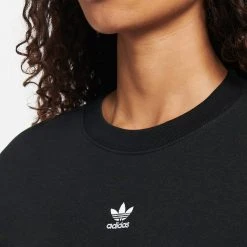 Γυναικεία Adidas Originals Adicolor Essentials Γυναικείο Φούτερ Black -Γυναικεία Ρούχα Εκπτώσεις adidas originals sweatshirt 42