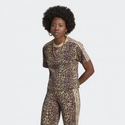 Γυναικεία Adidas Originals All Over Print Γυναικείο T-Shirt BLACK/MULTCO