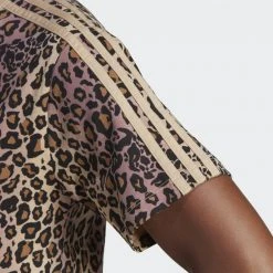 Γυναικεία Adidas Originals All Over Print Γυναικείο T-Shirt BLACK/MULTCO -Γυναικεία Ρούχα Εκπτώσεις adidas originals t shirt aop 3