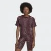 Γυναικεία Adidas Originals All Over Print Γυναικείο T-Shirt MAROON/MULTCO -Γυναικεία Ρούχα Εκπτώσεις adidas originals t shirt aop 5