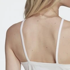 Γυναικεία Adidas Originals Αdicolor Classics Γυναικείο Crop Top WHITE -Γυναικεία Ρούχα Εκπτώσεις adidas originals tank top 24