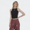 Γυναικεία Adidas Originals Αdicolor Classics Γυναικείο Crop Top BLACK -Γυναικεία Ρούχα Εκπτώσεις adidas originals tank top 25
