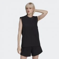 Adidas Originals Adicolor Γυναικεία Αμάνικη Μπλούζα BLACK