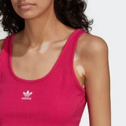 Γυναικεία Adidas Originals Adicolor Essentials Γυναικείο Αμάνικο Crop Top REAMAG -Γυναικεία Ρούχα Εκπτώσεις adidas originals tank top 4