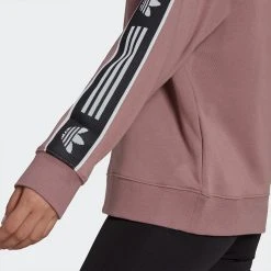 Γυναικεία Adidas Originals Tape Γυναικείο Φούτερ Με Κουκούλα WONOXI -Γυναικεία Ρούχα Εκπτώσεις adidas originals tape hoodie 10