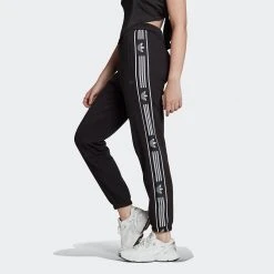 Γυναικεία Adidas Originals Tape Γυναικείο Παντελόνι Φόρμας Black -Γυναικεία Ρούχα Εκπτώσεις adidas originals tape jogger 7
