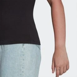 Γυναικεία Adidas Originals Γυναικείο T-Shirt Black -Γυναικεία Ρούχα Εκπτώσεις adidas originals tape tee 6