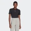 Γυναικεία Adidas Originals Adicolor Essentials Rib Γυναικείο Crop Top BLACK