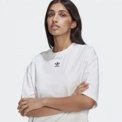 Γυναικεία Adidas Originals Loungewear Adicolor Essentials Γυναικείο T-Shirt WHITE -Γυναικεία Ρούχα Εκπτώσεις adidas originals tee 85