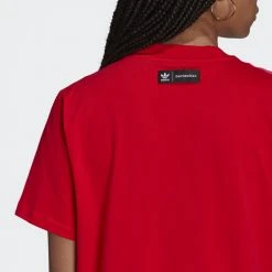 Γυναικεία Adidas Originals Marimekko Tee Φόρεμα VIVRED -Γυναικεία Ρούχα Εκπτώσεις adidas originals tee dress 5