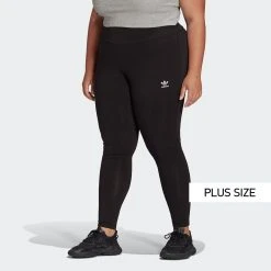Γυναικεία Adidas Originals Adicolor Essentials Plus Size Γυναικείο Κολάν BLACK