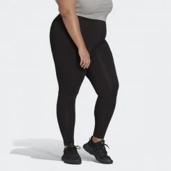 Γυναικεία Adidas Originals Adicolor Essentials Plus Size Γυναικείο Κολάν BLACK -Γυναικεία Ρούχα Εκπτώσεις adidas originals tight 7
