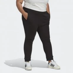 Γυναικεία Adidas Originals Adicolor Essentials Plus Size Γυναικείο Παντελόνι Φόρμας BLACK -Γυναικεία Ρούχα Εκπτώσεις adidas originals track pant 18