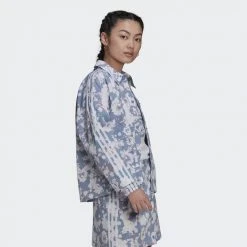 Adidas Originals Γυναικεία Ζακέτα MULTCO/AMBSKY -Γυναικεία Ρούχα Εκπτώσεις adidas originals track top 28