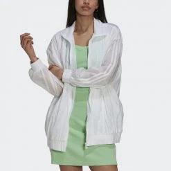 Adidas Originals Adicolor Γυναικεία Ζακέτα WHITE -Γυναικεία Ρούχα Εκπτώσεις adidas originals track top 35