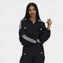 Adidas Originals Adicolor Disrupted Γυναικεία Ζακέτα BLACK