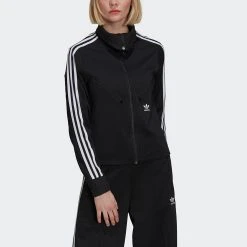 Adidas Originals Adicolor Classics Γυναικεία Ζακέτα Black -Γυναικεία Ρούχα Εκπτώσεις adidas originals track top 8
