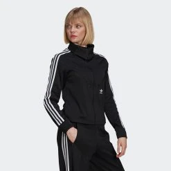 Adidas Originals Adicolor Classics Γυναικεία Ζακέτα Black -Γυναικεία Ρούχα Εκπτώσεις adidas originals track top 9