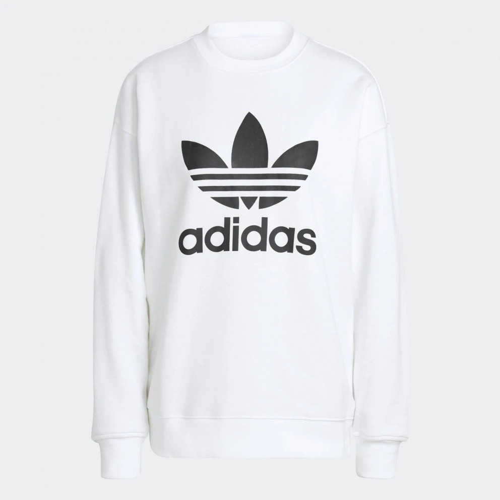 Γυναικεία Adidas Originals Trefoil Γυναικείο Φούτερ WHITE 3 Γυναικεία Adidas Originals Trefoil Γυναικείο Φούτερ WHITE - Image 3