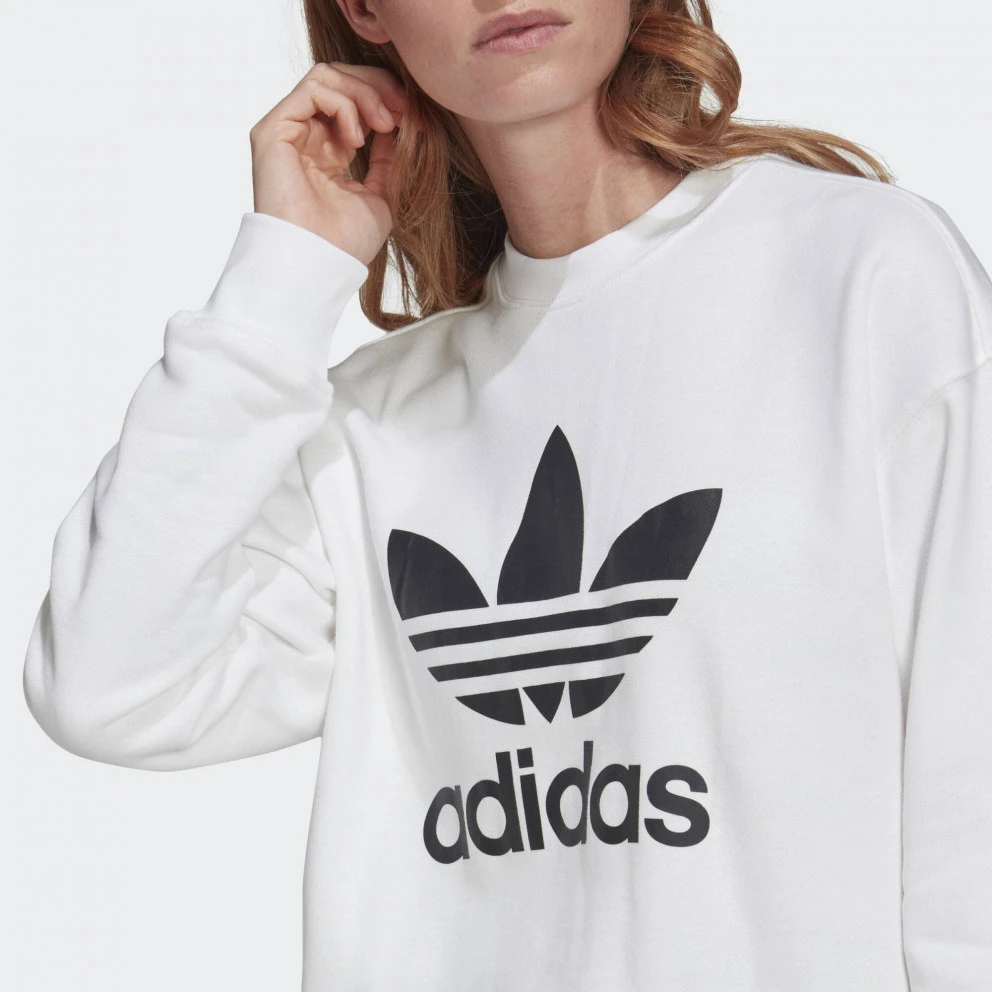 Γυναικεία Adidas Originals Trefoil Γυναικείο Φούτερ WHITE 5 Γυναικεία Adidas Originals Trefoil Γυναικείο Φούτερ WHITE - Image 5