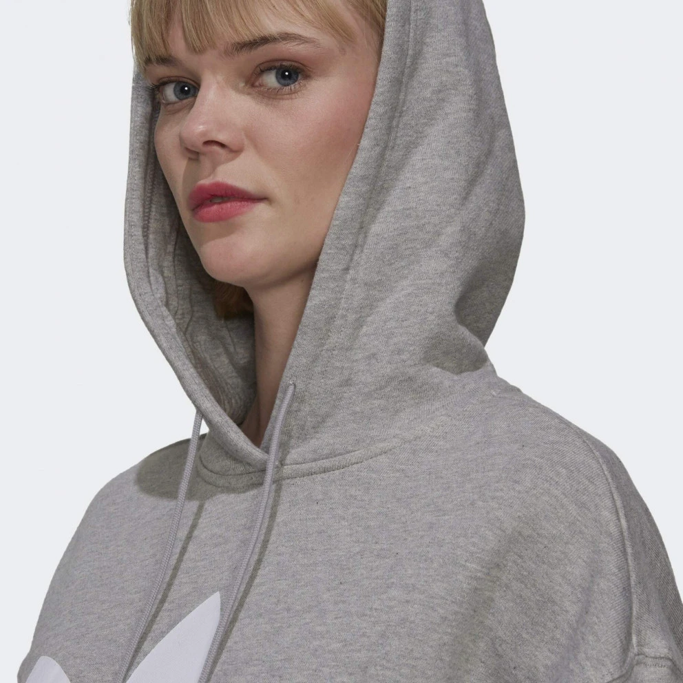 Adidas Originals Trefoil Adicolor Γυναικεία Μπλούζα με Κουκούλα MGREYH 5 Adidas Originals Trefoil Adicolor Γυναικεία Μπλούζα με Κουκούλα MGREYH - Image 5